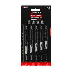 Abracs T345XF Wood and Metal Jigsaw Blades (5 Pack)