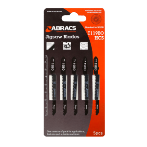 Abracs T119BO Wood Jigsaw Blades (5 Pack)