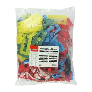 Assorted Horseshoe Shims - Large (200, 12 sizes)