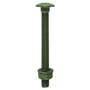 Timco Exterior Green Carriage / Coach Bolts & Nuts