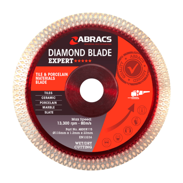 Tile and porcelain blade