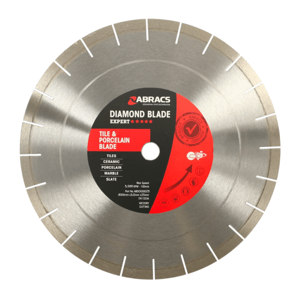 Tile and porcelain blade