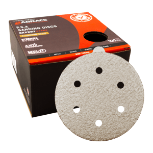 Abracs P.S.A. Sanding Discs 150mm 6 Hole – Box of 100