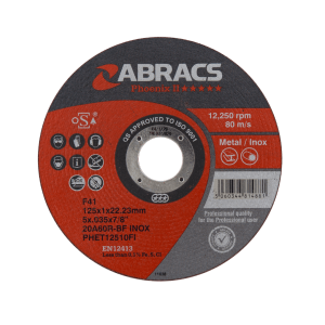 Abracs Phoenix Extra Thin Cutting Discs (125mm x 22mm)