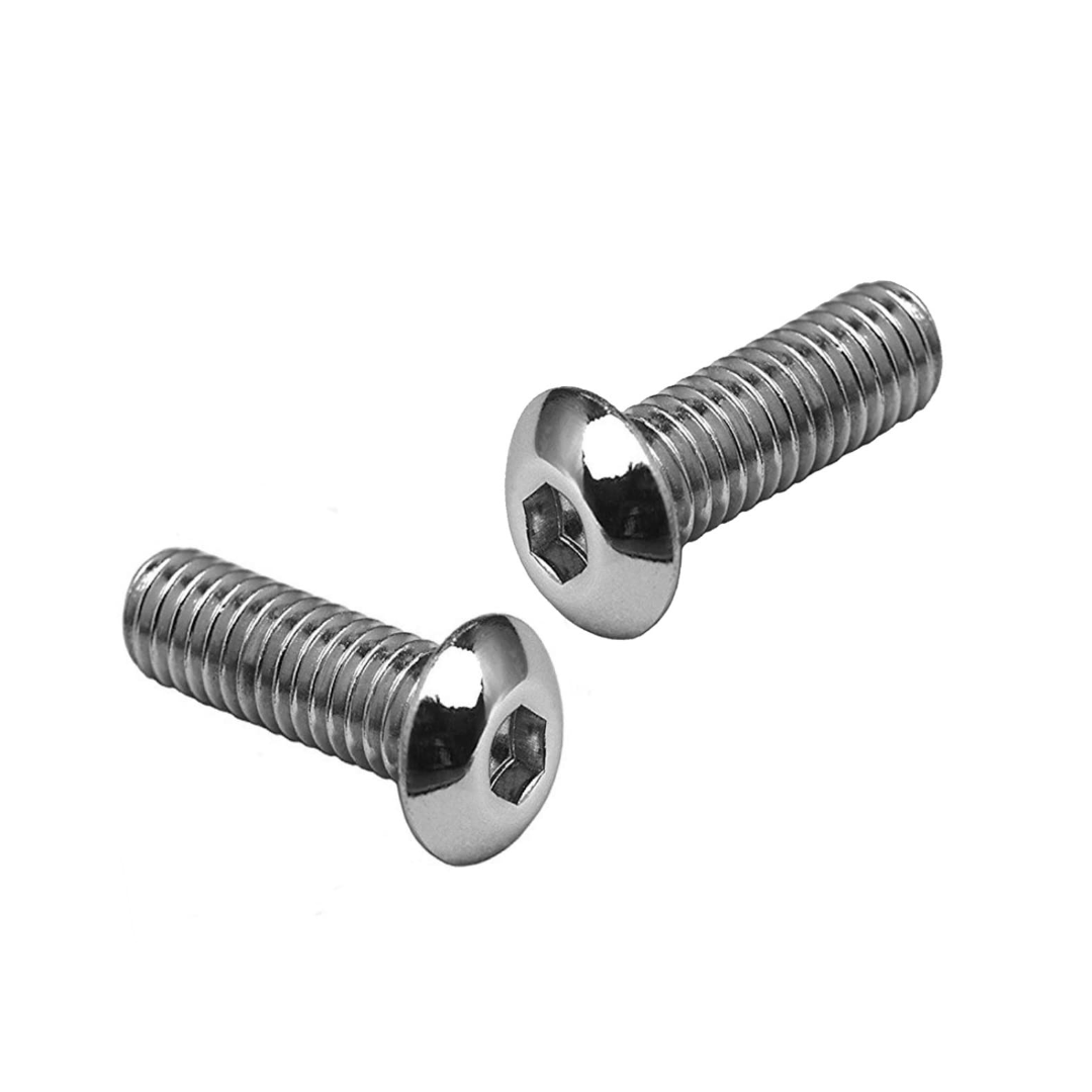 thumbnail image 2 of M2 To M5 A4 Stainless Steel Dome Head Socket Button Screws – Hex Allen Bolts (Assorted Sizes) 2 of 4