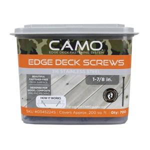 CAMO EDGE Deck Screws - A4 Stainless - 4.2 x 48mm - Qty 700