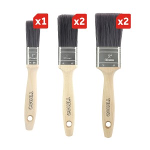 synthetic paint brushes