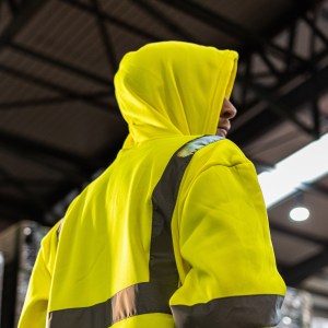 hi-vis hoodie