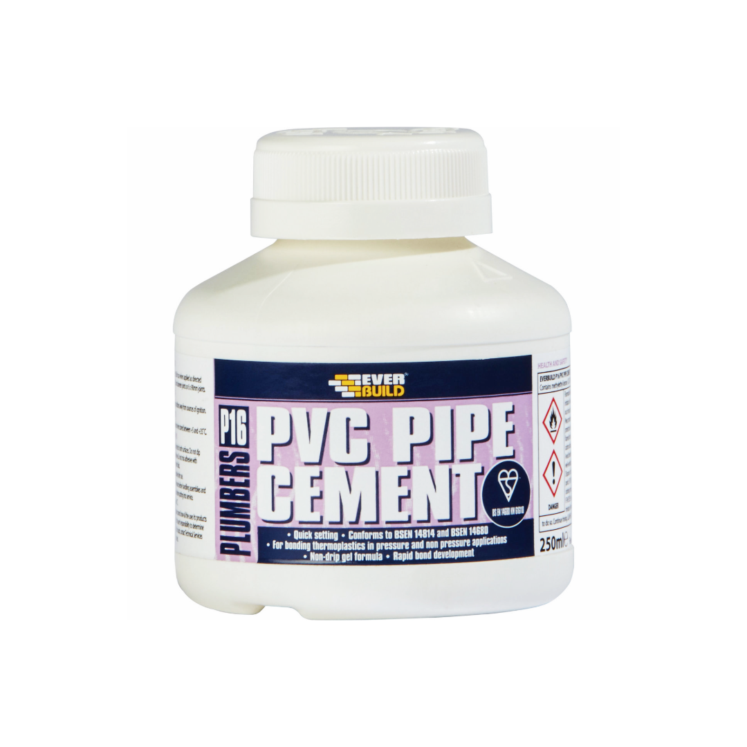 Everbuild P16 PVC Pipe Cement – 250ml