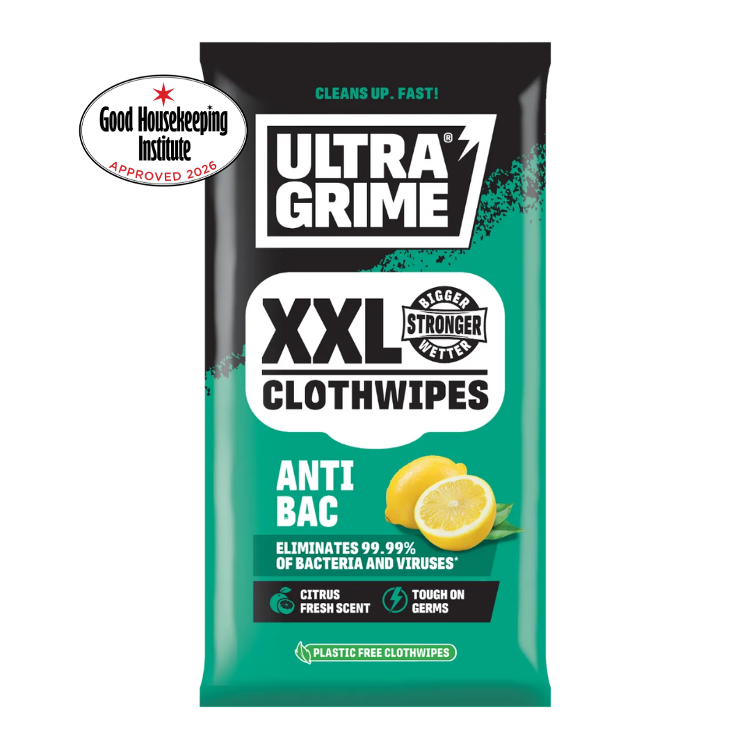ULTRAGRIME Citrus Anti-Bac XXL+ Clothwipes – Pack of 20