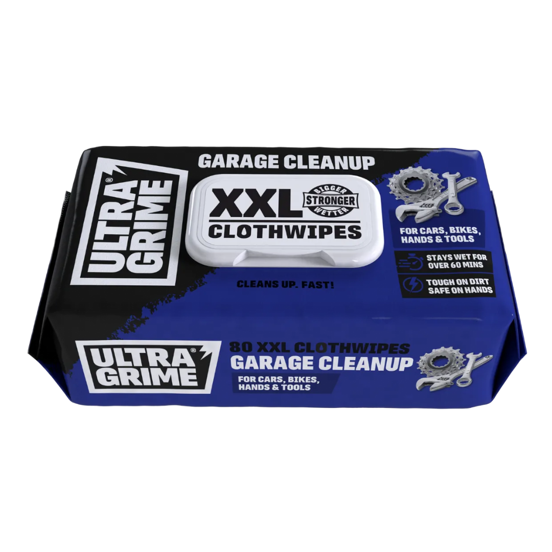 ULTRAGRIME Garage Cleanup XXL+ Clothwipes – Pack of 80